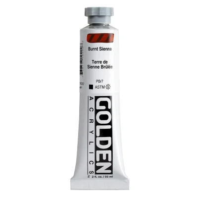 Golden Heavy Body Acrylic Color : Burnt Sienna