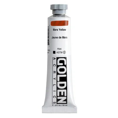 Golden Heavy Body Acrylic Color : Mars Yellow