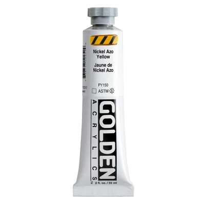 Golden Heavy Body Acrylic Color : Nickel Azo Yellow