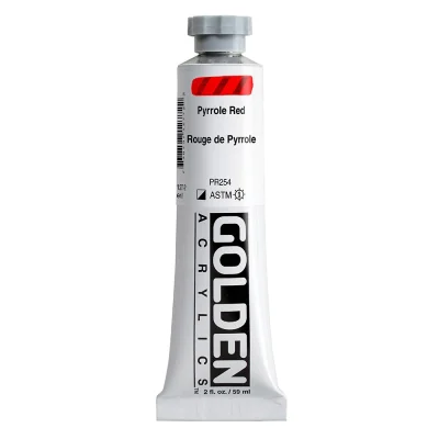 Golden Heavy Body Acrylic Color : Pyrrole Red