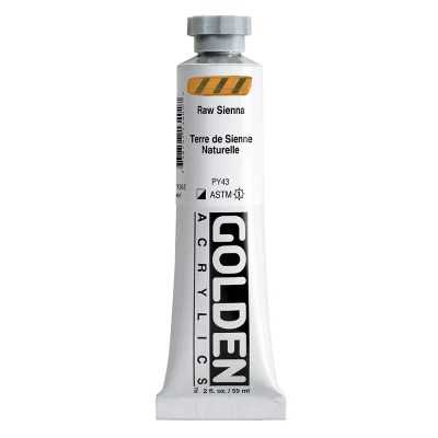 สีอะคริลิค Golden Heavy Body 59ml : Raw Sienna