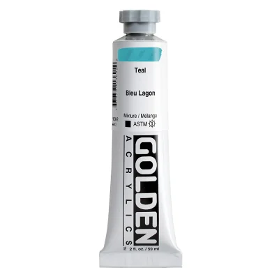 สีอะคริลิค Golden Heavy Body 59ml : Teal