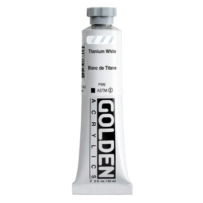 สีอะคริลิค Golden Heavy Body 59ml : Titanium White