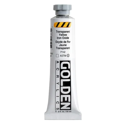 Golden Heavy Body Acrylic Color : Trans. Yellow Iron Oxide