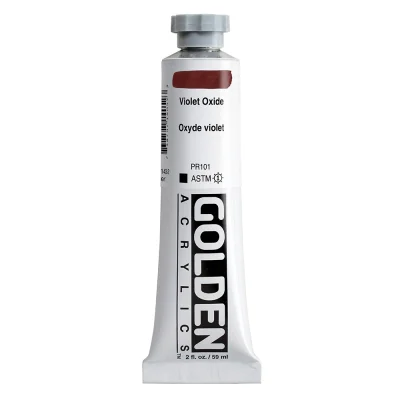 สีอะคริลิค Golden Heavy Body 59ml : Violet Oxide
