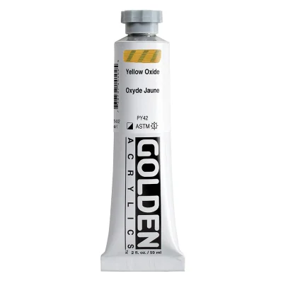 Golden Heavy Body Acrylic Color : Yellow Oxide