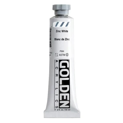 Golden Heavy Body Acrylic Color : Zinc White