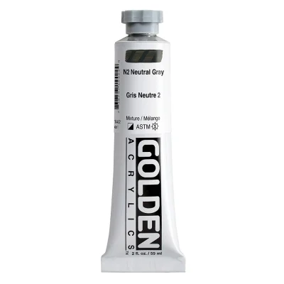 Golden Heavy Body Acrylic Color : Neutral Gray N2