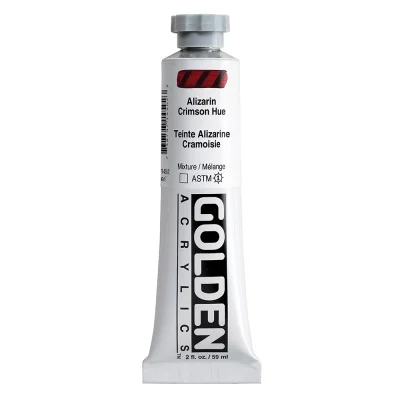 สีอะคริลิค Golden Heavy Body 59ml : Hist. Alizarin Crimson Hue