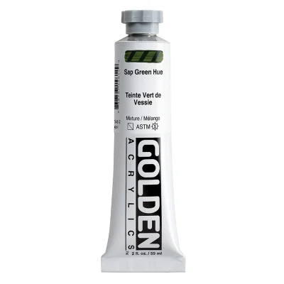 Golden Heavy Body Acrylic Color : Chrom Oxide Green Dark