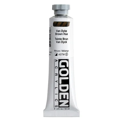 Golden Heavy Body Acrylic Color : Hist. Van Dyke Brown Hue
