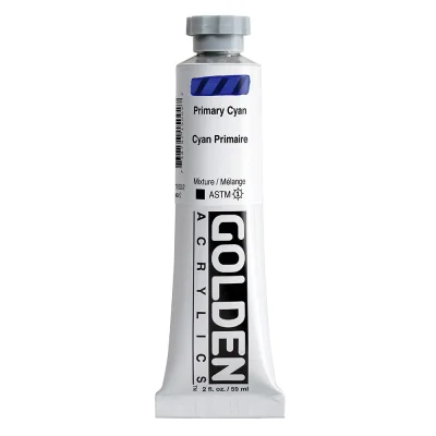 Golden Heavy Body Acrylic Color : Primary Cyan