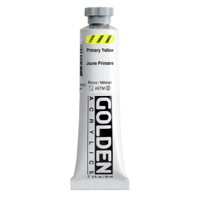 Golden Heavy Body Acrylic Color : Primary Yellow