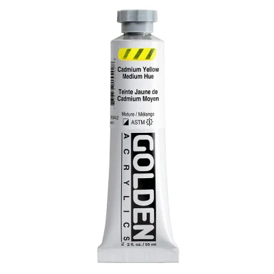 สีอะคริลิค Golden Heavy Body 59ml : Cadmium Yellow Medium Hue