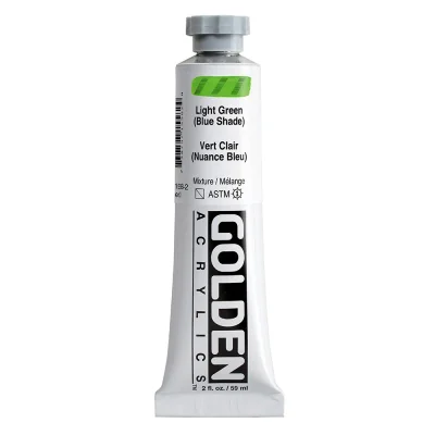 สีอะคริลิค Golden Heavy Body 59ml : Light Green Blue Shade
