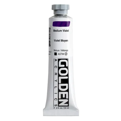 Golden Heavy Body Acrylic Color : Medium Violet