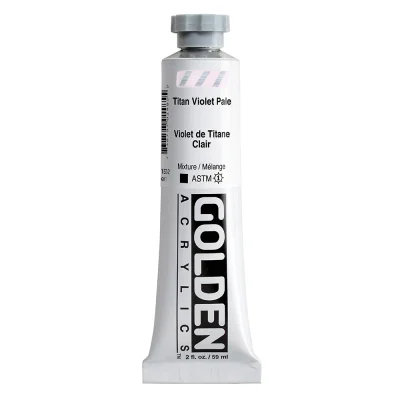 สีอะคริลิค Golden Heavy Body 59ml : Titan Violet Pale