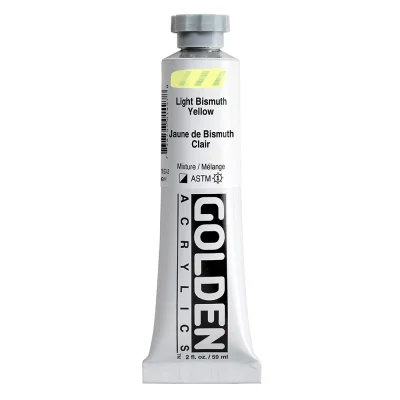 สีอะคริลิค Golden Heavy Body 59ml : Light Bismuth Yellow