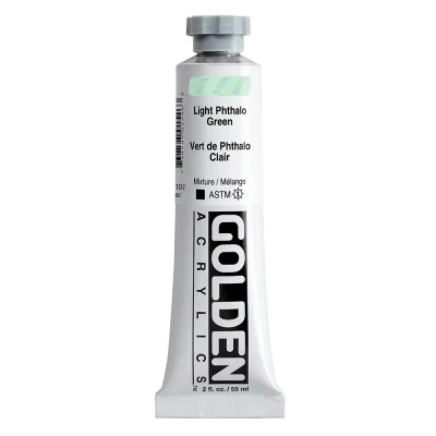 Golden Heavy Body Acrylic Color : Light Phthalo Green