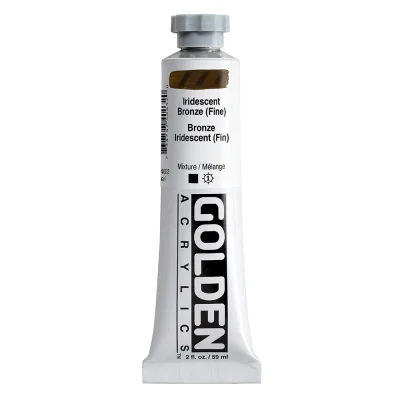 สีอะคริลิค Golden Heavy Body 59ml : Iridescent Bronze fine)