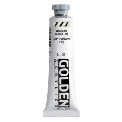 สีอะคริลิค Golden Heavy Body 59ml : Iridescent Pearl Fine)