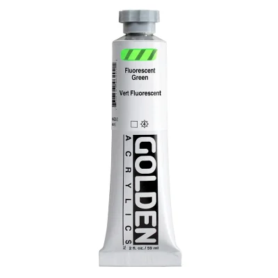 Golden Heavy Body Acrylic Color : Fluorescent Green