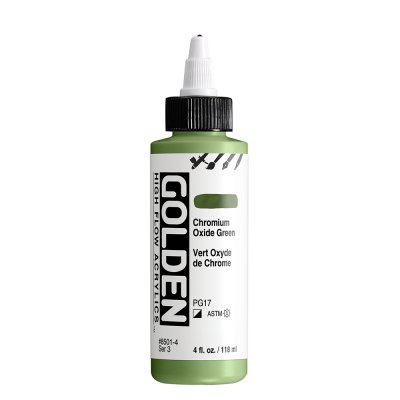 สีอะคริลิค เนื้อเหลว เกรดอาร์ทติส : Chromium Oxide Green