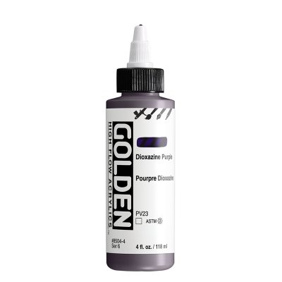 สีอะคริลิค เนื้อเหลว เกรดอาร์ทติส : Dioxazine Purple