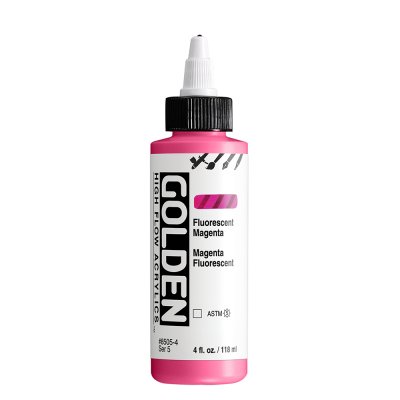 สีอะคริลิค เนื้อเหลว เกรดอาร์ทติส : Flourescent Magenta