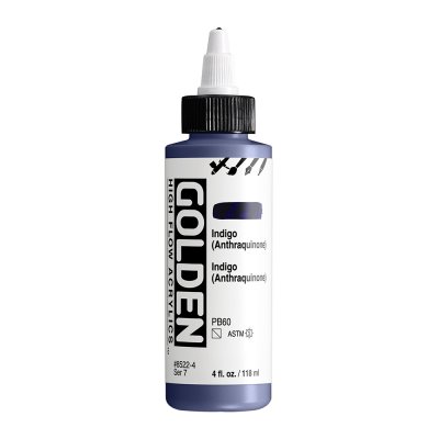สีอะคริลิค เนื้อเหลว เกรดอาร์ตติส : Indigo (Anthraquinone)