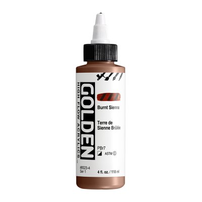 สีอะคริลิค เนื้อเหลว เกรดอาร์ตติส : Burnt Sienna