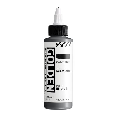 สีอะคริลิค เนื้อเหลว เกรดอาร์ตติส : Carbon Black