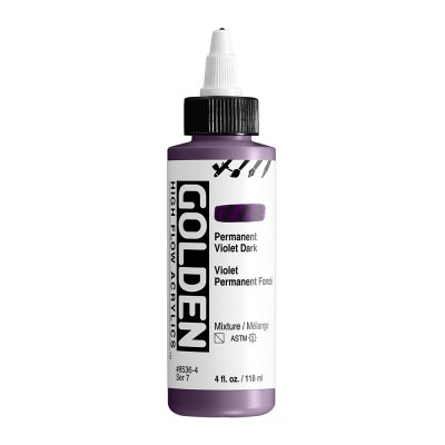 สีอะคริลิค เนื้อเหลว เกรดอาร์ตติส : Permanent Violet Dark