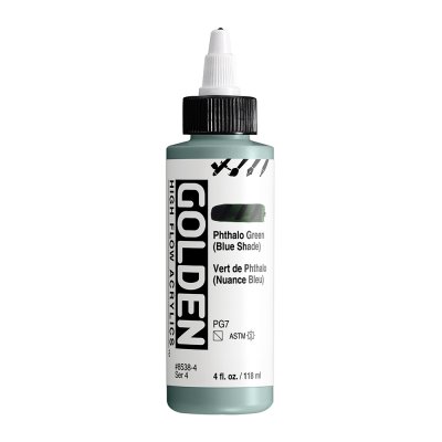 สีอะคริลิค เนื้อเหลว เกรดอาร์ตติส : Phthalo Green (BlueShade)