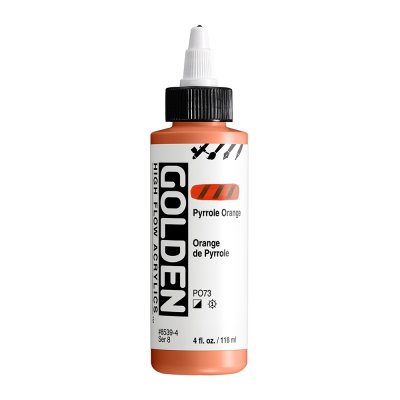 สีอะคริลิค เนื้อเหลว เกรดอาร์ตติส : Pyrrole Orange