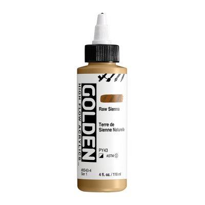 สีอะคริลิค เนื้อเหลว เกรดอาร์ตติส : Raw Sienna