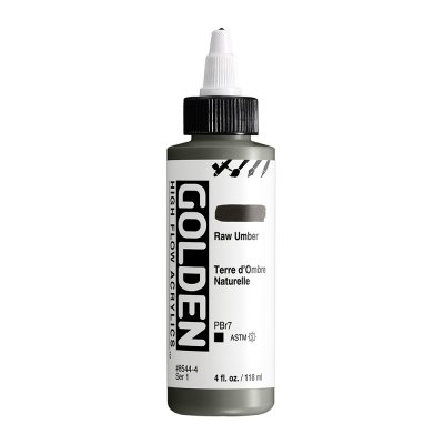 สีอะคริลิค เนื้อเหลว เกรดอาร์ตติส : Raw Umber