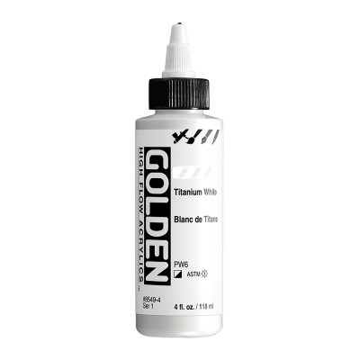 สีอะคริลิค เนื้อเหลว เกรดอาร์ตติส : Titanium White