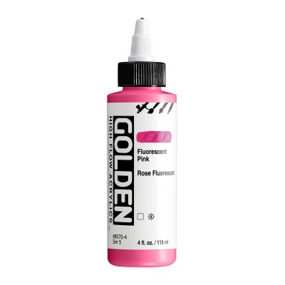 สีอะคริลิค เนื้อเหลว เกรดอาร์ตติส : Fluorescent Pink