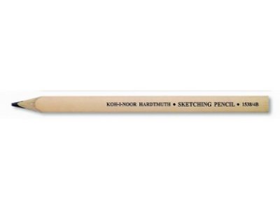 KOH I NOOR Pencil : 1538 Sketching Flat Pencil 4B