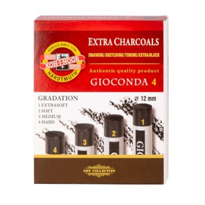 KOH I NOOR Charcoal : 8694 Set of Artificial Extra Charcoal