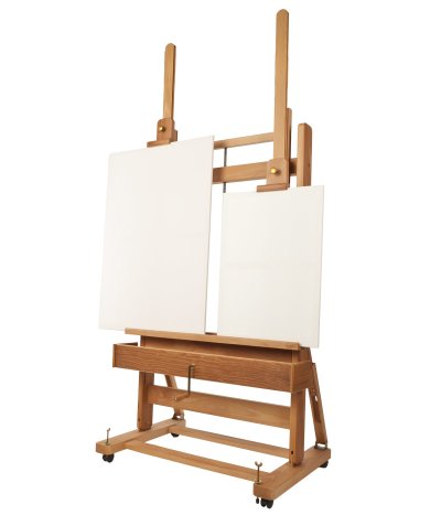 Mabef Easel : M-02 Easel Double Mast with Crank