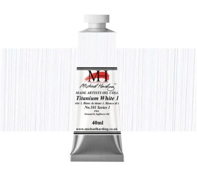 Michael Harding Oil Paint : 101 Titanium White No.1 (Safflower Oil)