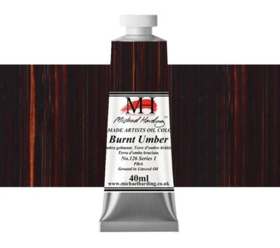 Michael Harding Oil Paint : 126 Burnt Umber