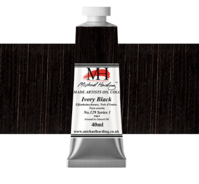 Michael Harding Oil Paint : 129 Ivory Black