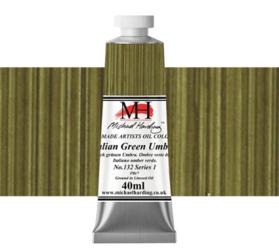Michael Harding Oil Paint : 132 Italian Green Umber