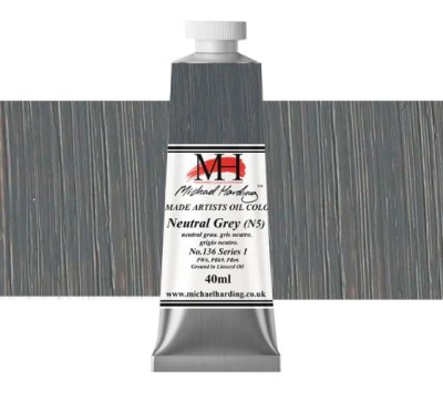Michael Harding Oil Paint : 136 Neutral Grey
