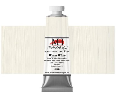 Michael Harding Oil Paint : 137 Warm White (Lead White Alternative)