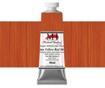 Michael Harding Oil Paint : 204 Indian Yellow Red Shade