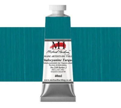 Michael Harding Oil Paint : 210 Phthalocyanine Turquoise